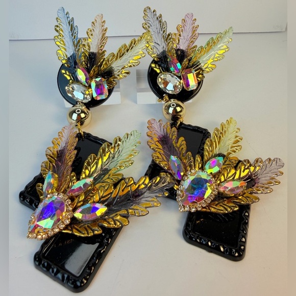 Jewelry - One of a kind festival earrings / carnival earrings